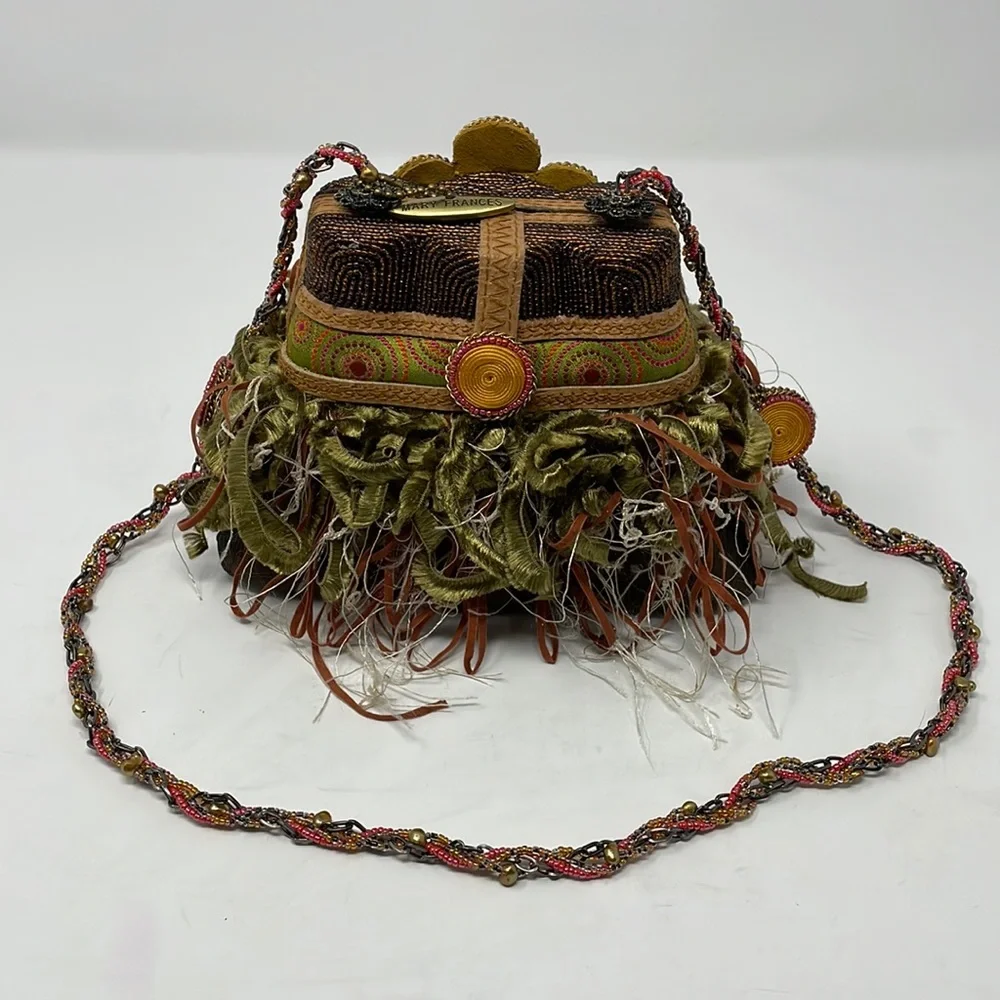 Mary Frances Multicolor Beaded Handbag - Picture 2 of 16